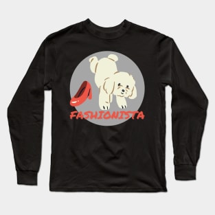 Fashion Poodle Long Sleeve T-Shirt